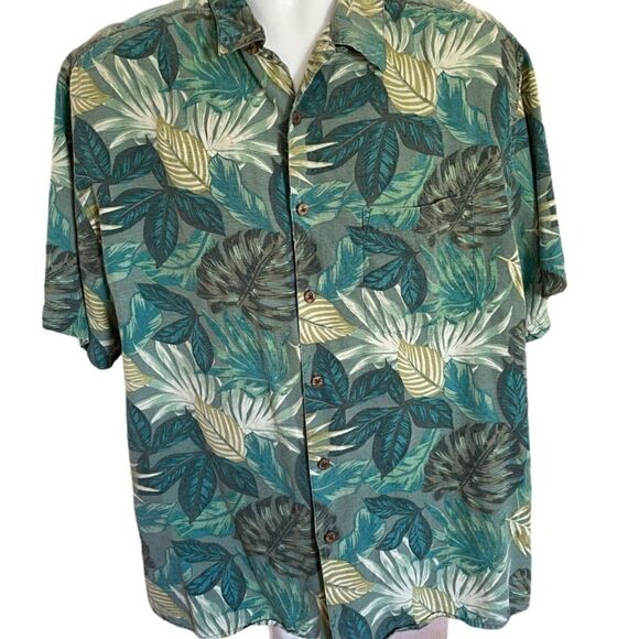 Jos. A. Bank 100% Silk Button Down Shirt, Large - Picture 1 of 4